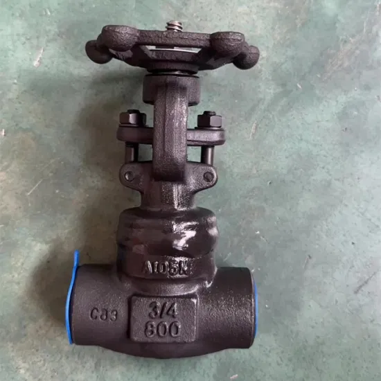 API602 Forged Steel A105 DN25 800lb1500lb 2500lb Sw Bw Threaded Gate Valve